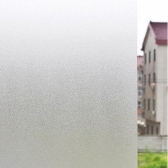 35" Frosted Privacy Window Film - Self Adhesive Window Decal